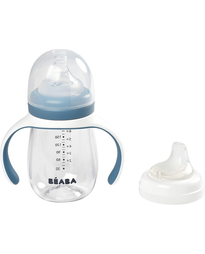 BEABA 2IN1 ÕPPETASS-JOOGIPUDEL, 210 ML, WINDY BLUE
