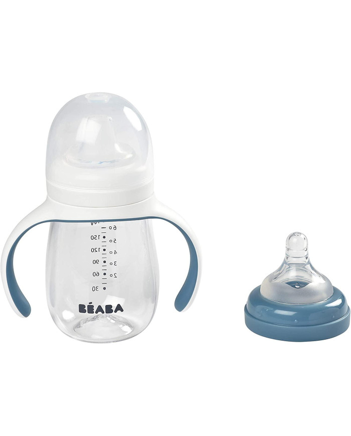 BEABA 2IN1 ÕPPETASS-JOOGIPUDEL, 210 ML, WINDY BLUE