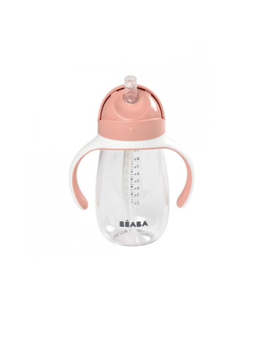 BEABA JOOGIPUDEL KÕRREGA, 300 ML, OLD PINK