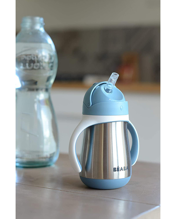BEABA METALLIST JOOGIPUDEL KÕRREGA, 250 ML, WINDY BLUE