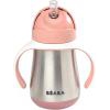 BEABA METALLIST JOOGIPUDEL KÕRREGA, 250 ML, OLD PINK
