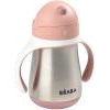 BEABA METALLIST JOOGIPUDEL KÕRREGA, 250 ML, OLD PINK