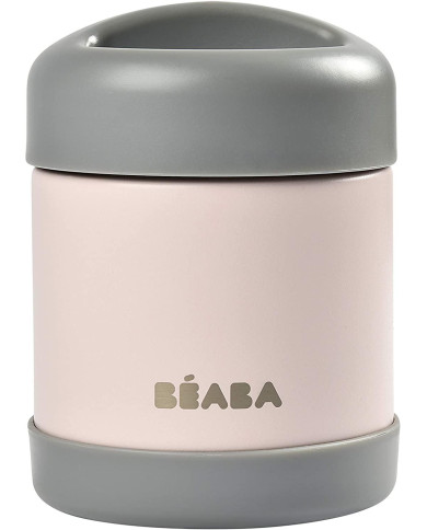 BEABA THERMO TOIDUKONTEINER, 300 ML, DARK GREY/LIGHT PINK