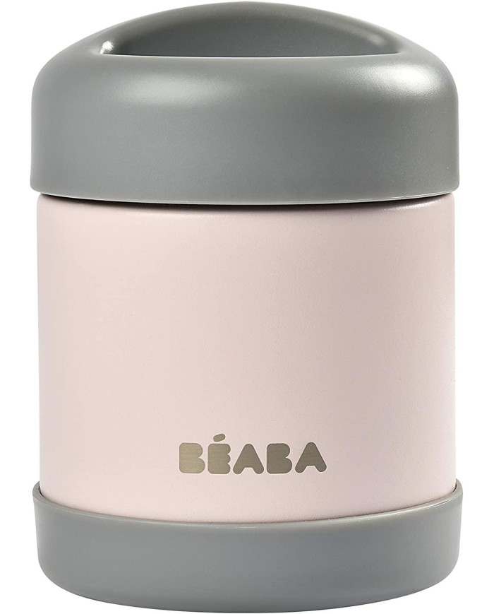 BEABA THERMO TOIDUKONTEINER, 300 ML, DARK GREY/LIGHT PINK
