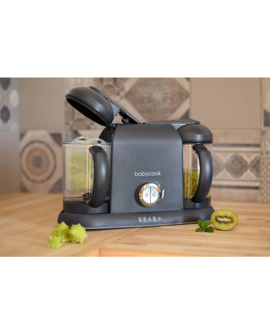 BEABA BABYCOOK PLUS BLENDER-AURUTI 4IN1, DARK GREY
