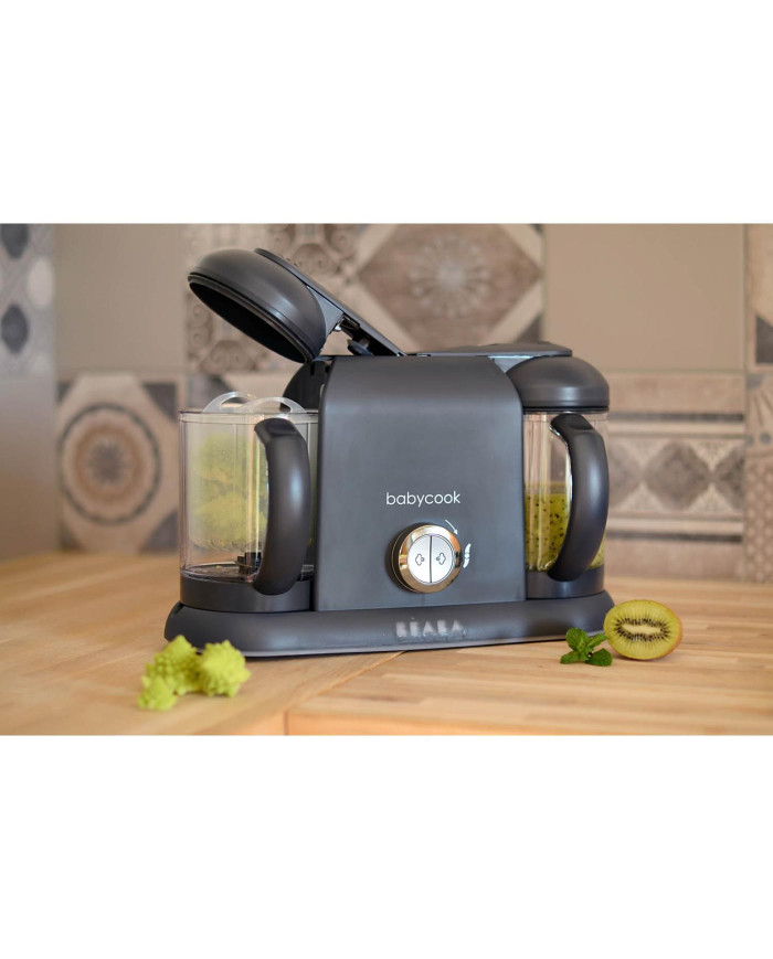 BEABA BABYCOOK PLUS BLENDER-AURUTI 4IN1, DARK GREY