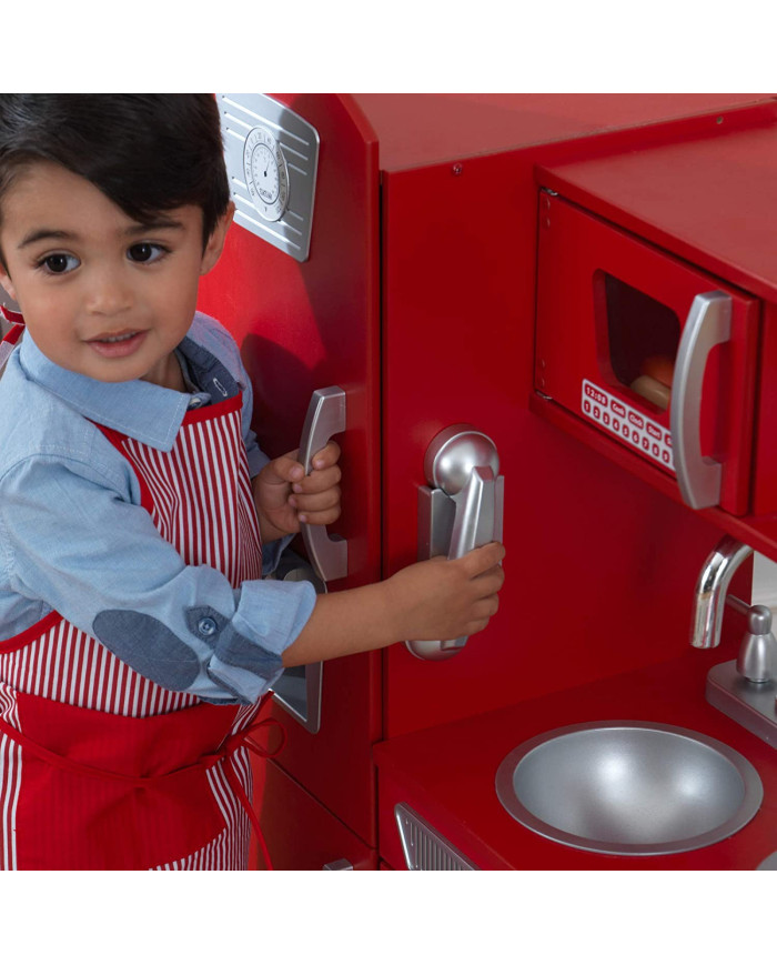 KIDKRAFT VINTAGE MEDINĖ VIRTUVĖLĖ, RED