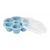 BEABA SILIKOONIST BEEBITOIDUKONTEINER MULTIPORTIONS, (6x90 ML), BLUE