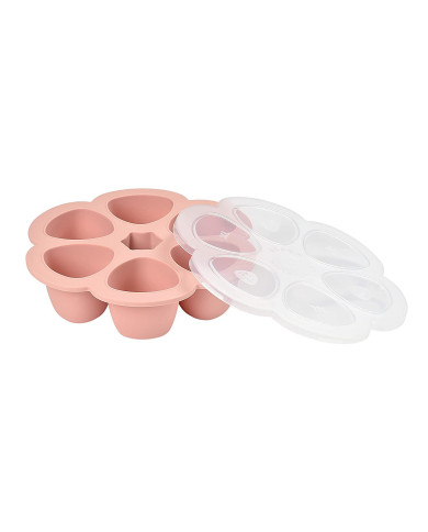 BEABA SILIKOONIST BEEBITOIDUKONTEINER MULTIPORTIONS, XL (6x150 ML), PINK