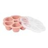 BEABA SILIKOONIST BEEBITOIDUKONTEINER MULTIPORTIONS, XL (6x150 ML), PINK