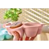 BEABA SILIKOONIST BEEBITOIDUKONTEINER MULTIPORTIONS, XL (6x150 ML), PINK