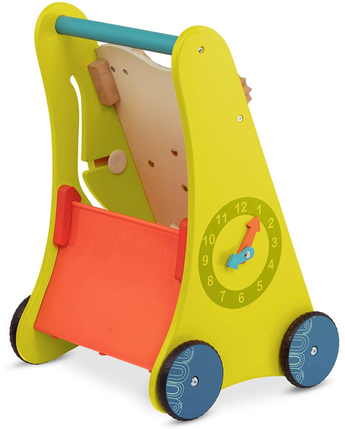 B. TOYS MEDINIS STUMDUKAS WALK AND LEARN