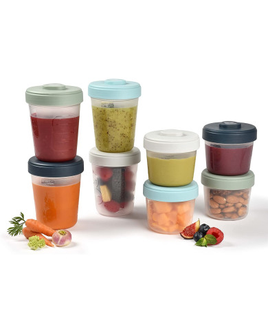 BEABA SUJUNGIAMI MAISTO LAIKYMO INDELIAI, 4X250, 4X150 ML 