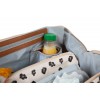 CHILDHOME DIDELIS MAMOS REIKMENŲ KREPŠYS MOMMY BAG,  LEOPARD