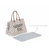 CHILDHOME DIDELIS MAMOS REIKMENŲ KREPŠYS MOMMY BAG,  LEOPARD