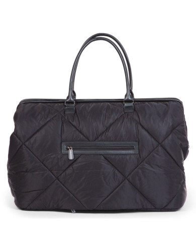 CHILDHOME DIDELIS MAMOS REIKMENŲ KREPŠYS MOMMY BAG, PUFFERED - BLACK