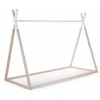 CHILDHOME MEDINĖ TIPI LOVA 90X200 CM, NATURAL WHITE