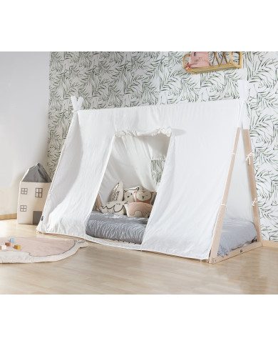 CHILDHOME TIPI LOVOS UŽDANGALAS, 90X200 CM, BALTAS