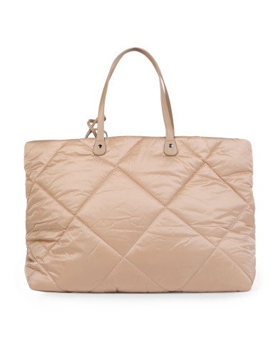 CHILDHOME FAMILY BAG NURSERY BAG - PUFFERED - BEIGE