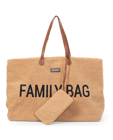 CHILDHOME FAMILY BAG NURSERY BAG - TEDDY BROWN
