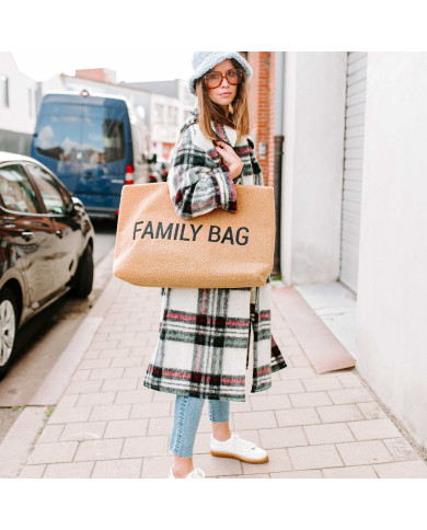 CHILDHOME FAMILY BAG NURSERY BAG - TEDDY BROWN