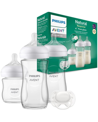 PHILIPS AVENT STIKLINIS RINKINYS NAUJAGIMIUI NATURAL RESPONSE SCD878/11  