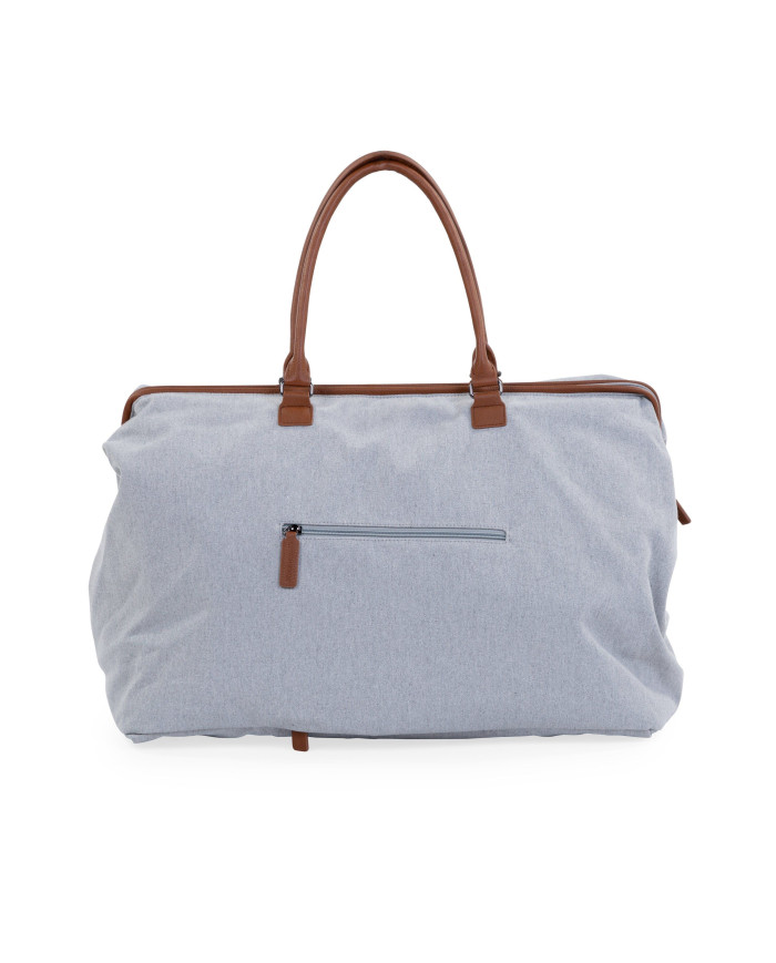CHILDHOME DIDELIS MAMOS REIKMENŲ KREPŠYS MOMMY BAG, CANVAS - GREY