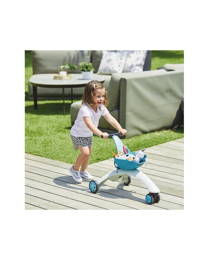 TINY LOVE STUMDUKAS-PASPIRTUKAS 5IN1, WALK BEHIND AND RIDE ON, BLUE