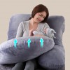 MOMCOZY MULTIFUNKCINĖ NĖŠČIOSIOS PAGALVĖ, U FORMOS