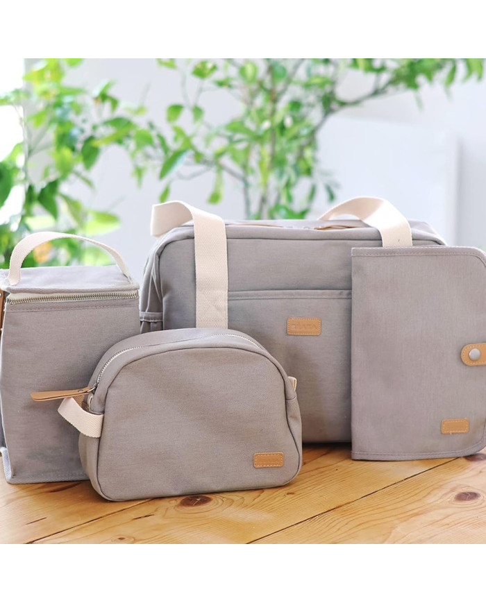 BEABA KŪDIKIO PRIEŽIŪROS REIKMENŲ DĖKLIUKAS, PEARL GREY
