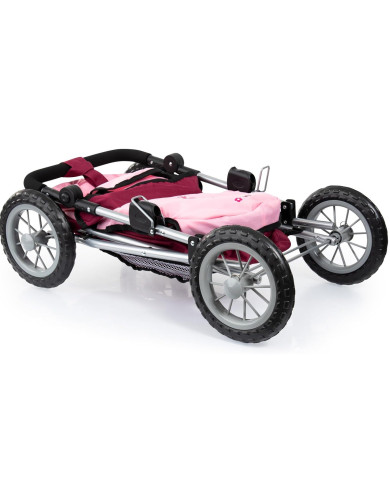 BAYER DESIGN LĖLIŲ VEŽIMĖLIS TRENDY, PINK