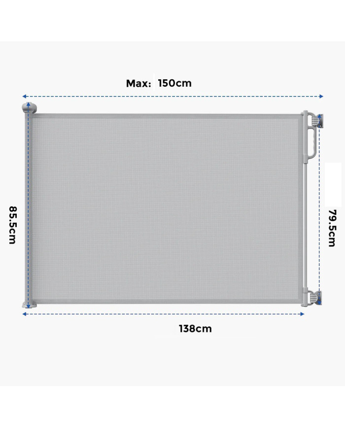 MOMCOZY SAUGOS VARTELIAI, GREY, ANGAI IKI 140 cm