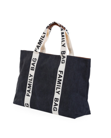 CHILDHOME FAMILY BAG KREPŠYS, SIGNATURE CANVAS BLACK