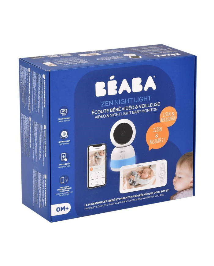 BEABA ZEN VIDEO AUKLĖ SU NAKTINE LEMPUTE, WHITE	
