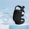 MOMCOZY ERGONOMINĖ KŪDIKIŲ NEŠIOKLĖ SU TINKLELIU, JUODA