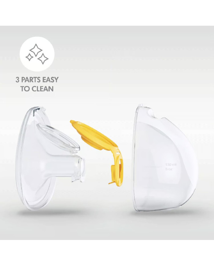 MEDELA DVIGUBAS PIENTRAUKIS SU ĮKRAUNAMA BATERIJA SWING MAXI HANDS FREE 