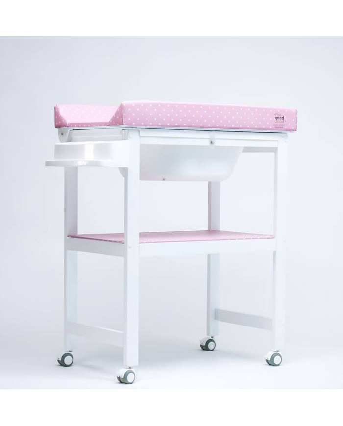 PLATIMYR MEDINIS VYSTYMO STALAS SU VONIA PINK POLKA DOTS	