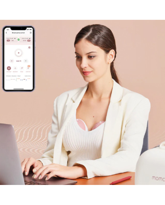 MOMCOZY KAHEPOOLNE JUHTMEVABA KANTAV RINNAPUMP M9, ROOSA