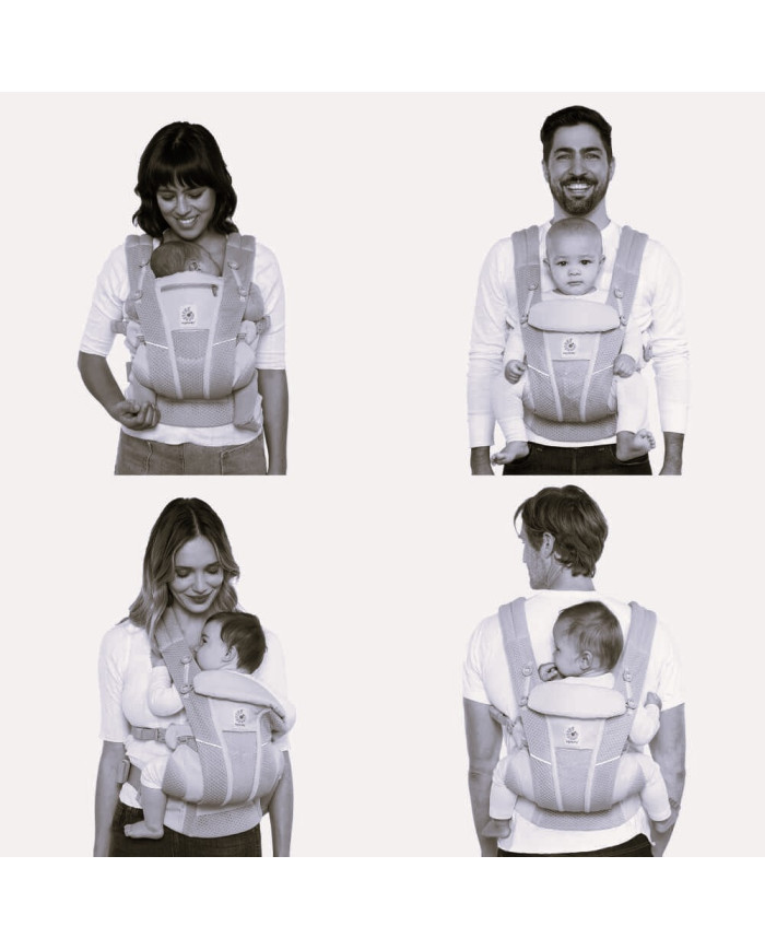 ERGOBABY OMNI BREEZE KANDEKOTT, ONYX BLOOMS