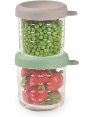 BEABA 2 TK KLAASPURKIDE KOMPLEKT (250 ML), SAGE GREEN/GREY