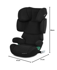 CYBEX SOLUTION X I-FIX AUTOTURVATOOL 15–36 KG, PURE BLACK