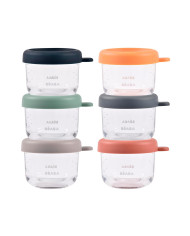 BEABA KLAASANUMATE KOMPLEKT (6 TK 150 ML), SUNRISE