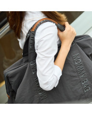 CHILDHOME SUUR EMADE KOTT MOMMY BAG SIGNATURE URBAN DARK GREY