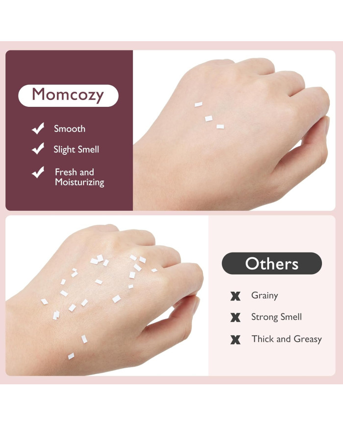 MOMCOZY 100% NATURAALNE, VEGAN, LANOLIINIVABA RINNANIBUKREEM