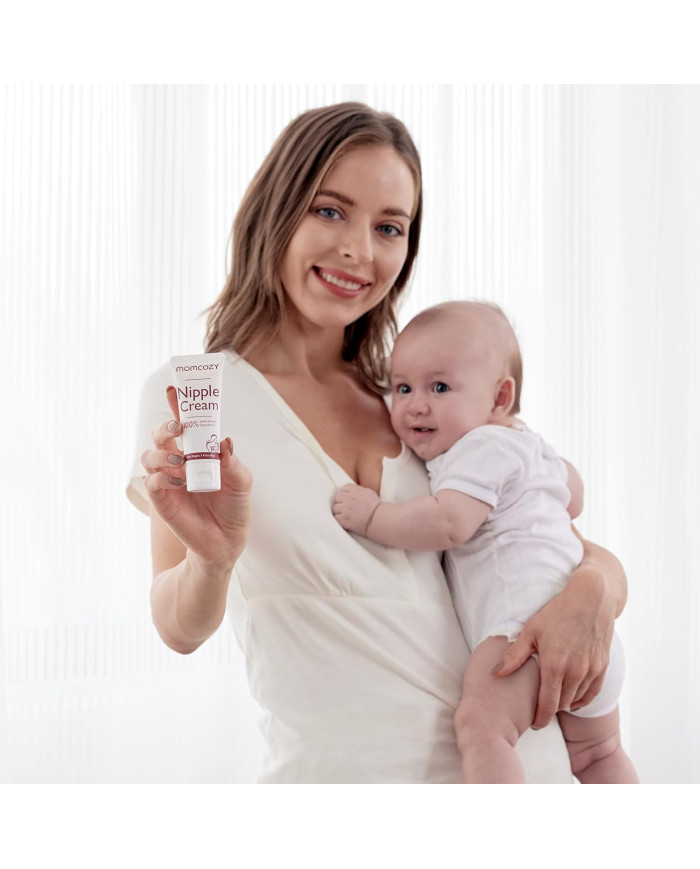 MOMCOZY 100% NATURAALNE, VEGAN, LANOLIINIVABA RINNANIBUKREEM