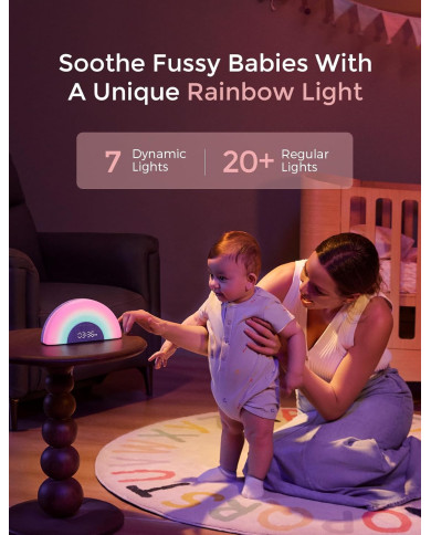 MOMCOZY VALGE MÜRA SEADE-ÄRATUSKELL DREAMSYNC™ VIKERKAAREVALGUSEGA, GREY