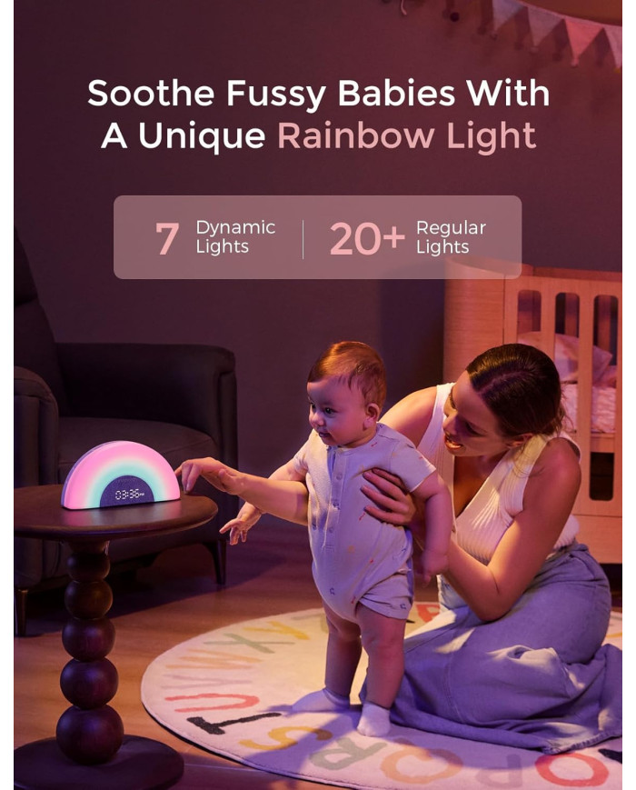 MOMCOZY VALGE MÜRA SEADE-ÄRATUSKELL DREAMSYNC™ VIKERKAAREVALGUSEGA, GREY