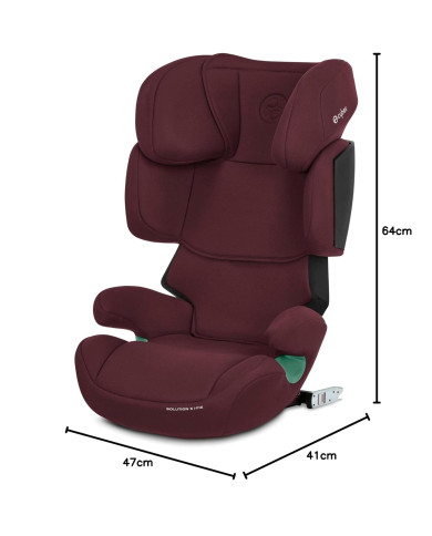 CYBEX SOLUTION X I-FIX AUTOTURVATOOL 15–36 KG, RUMBA RED