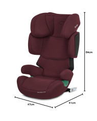 CYBEX SOLUTION X I-FIX AUTOTURVATOOL 15–36 KG, RUMBA RED