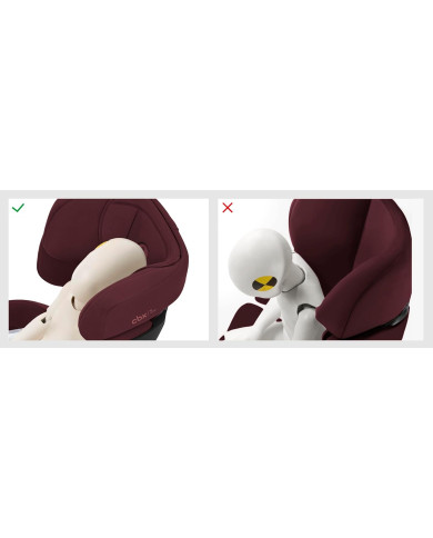 CYBEX SOLUTION X I-FIX AUTOTURVATOOL 15–36 KG, RUMBA RED